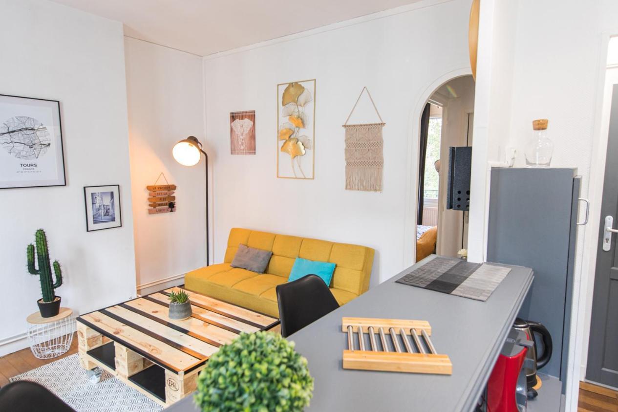 Appartement T2 Au Calme Cosy - Quartier Prebendes Tours Exteriör bild