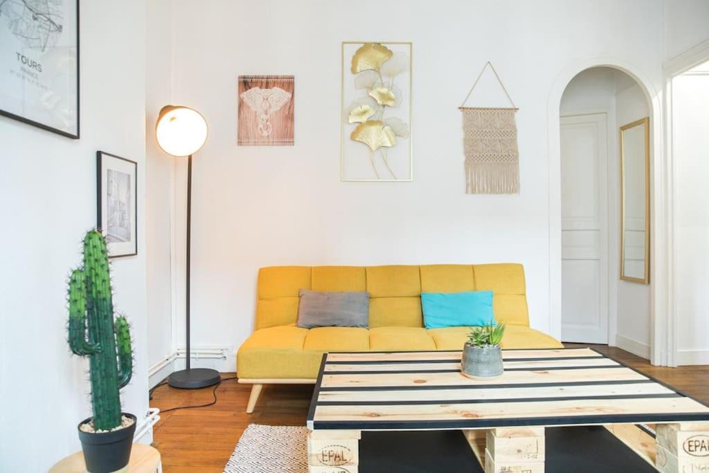 Appartement T2 Au Calme Cosy - Quartier Prebendes Tours Exteriör bild